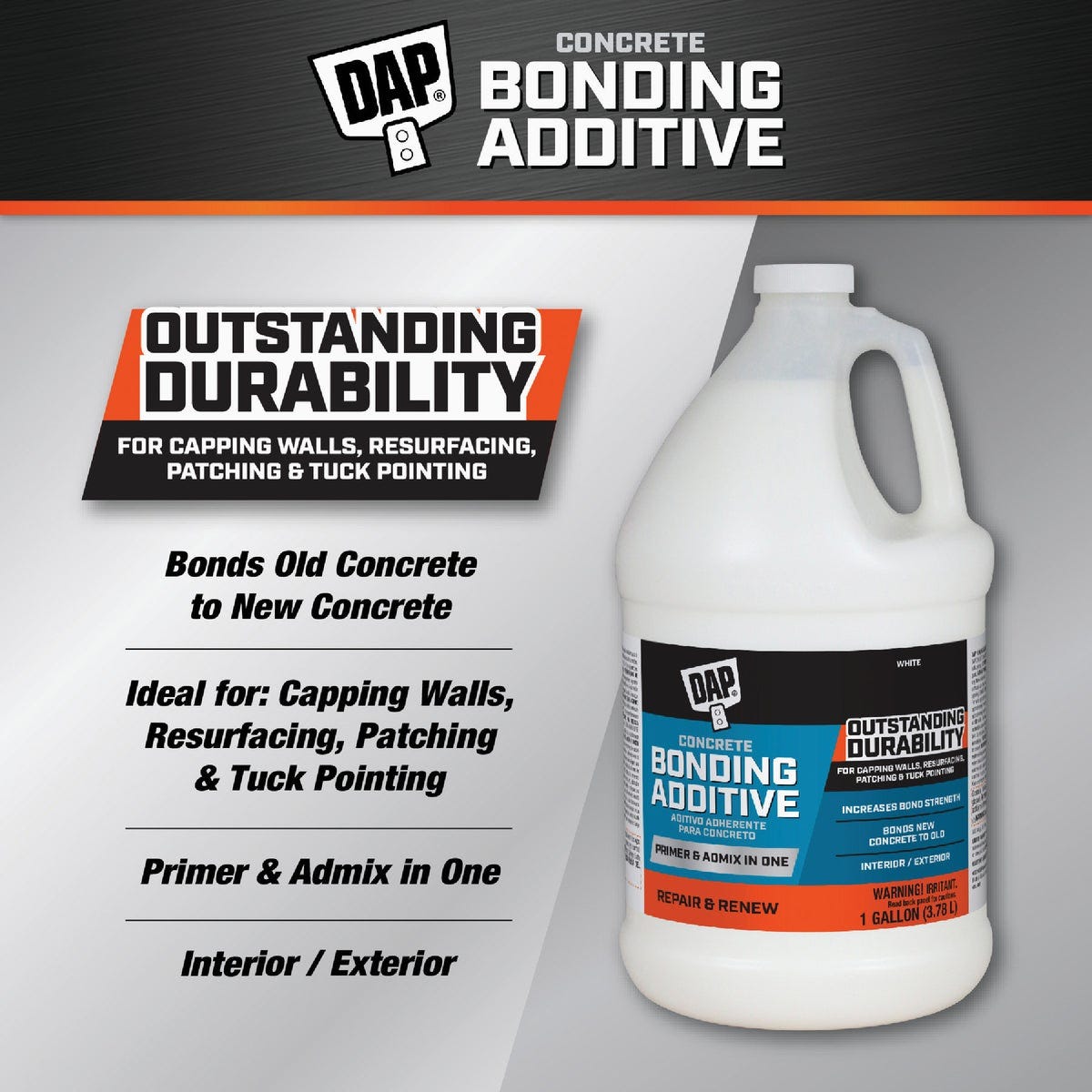 DAP 1 Gal. Concrete Bonding Additive, White