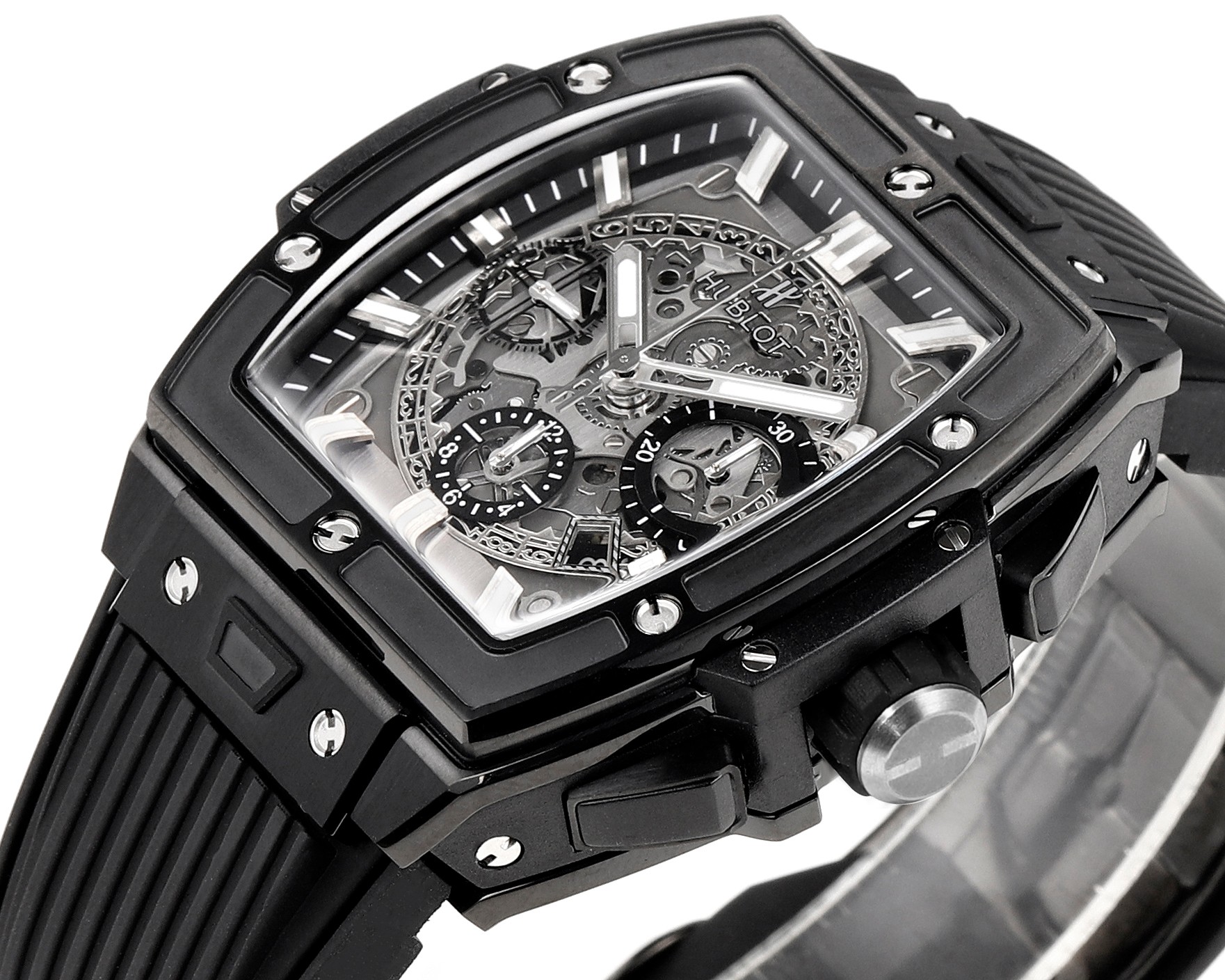 Hublot Spirit of Big Bang Textured Rubber Strap(1:1 replica) - Top club
