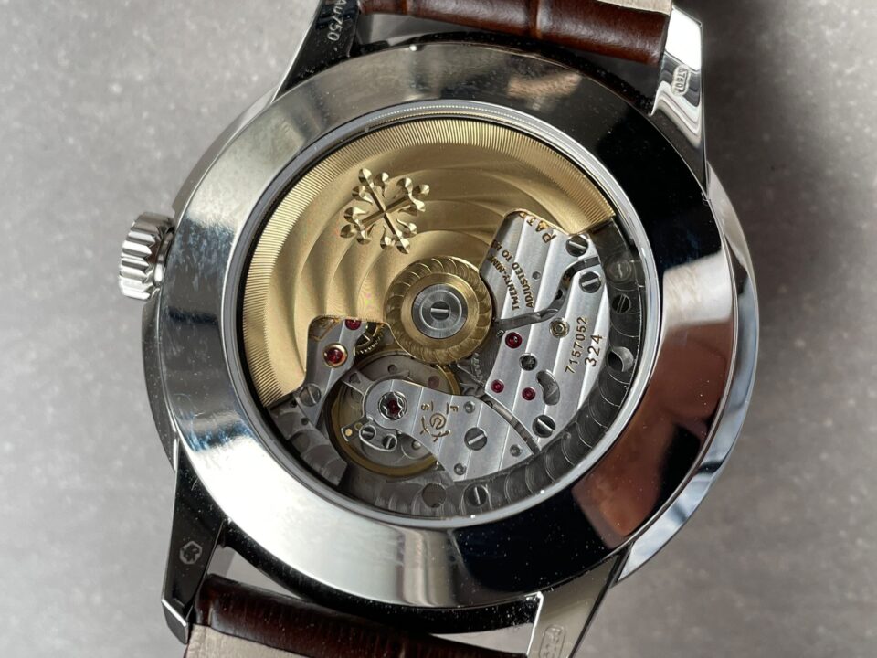 Replica PATEK PHILIPPE Perpetual Calendar 5320G-001 SS GSF 1:1 Best Edition Cream Dial on Brown Leather Strap A324 - Top club