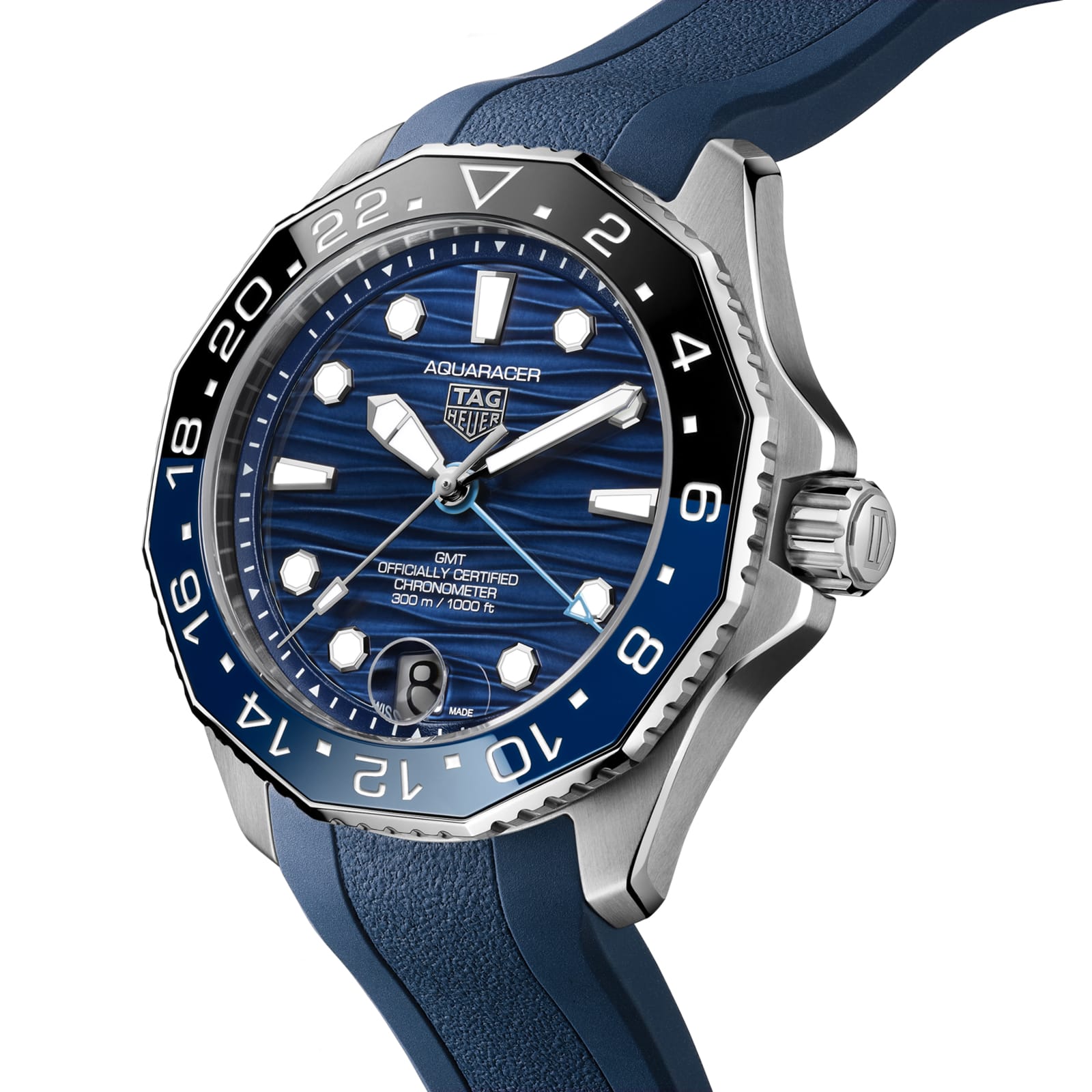 TAG Heuer Replica Watch Aquaracer Professional 300 Gmt Automatic 42 mm Steel(1:1 replica) - Top club
