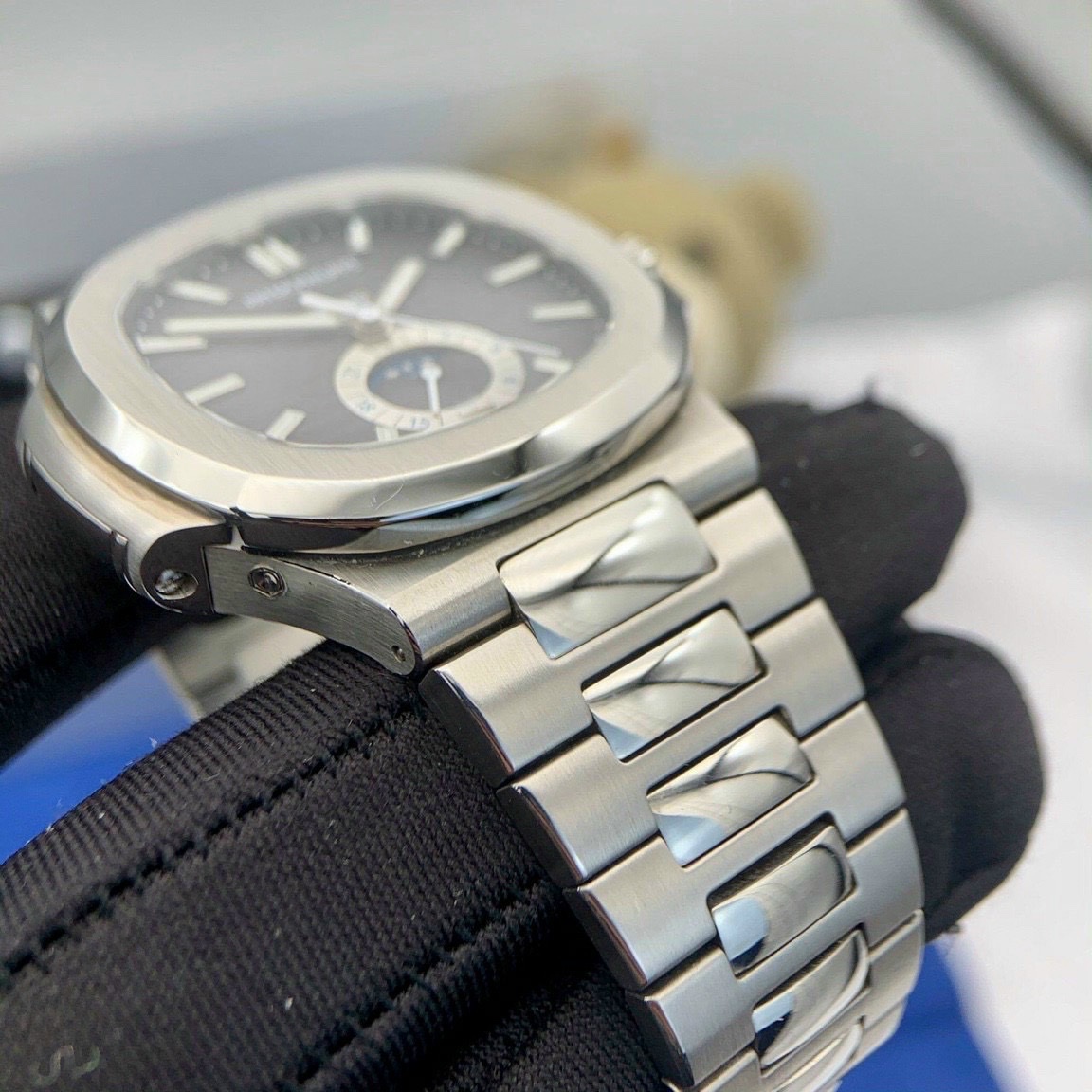 Patek Philippe Replica 1:1 Watch Nautilus 5726 Gray Dial Metal Strap PPF 40.5mm - Top club
