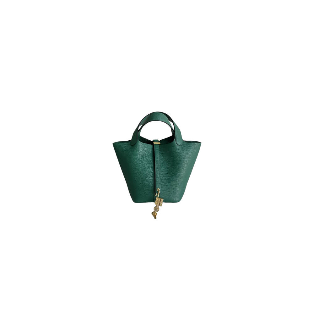 Hermes Picotin Lock 18 Bag in Deep Green