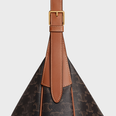 Replicate MEDIUM HELOÏSE BAG CUIR TRIOMPHE IN TRIOMPHE CANVAS AND CALFSKIN TAN(1:1 replica)1:1High-quality replica