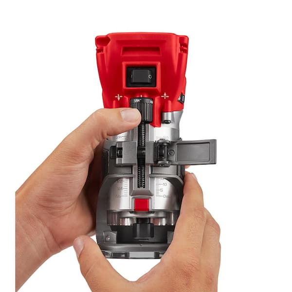 M18 FUEL 18V Lithium-Ion Brushless Cordless Compact Router w/ Compact Router Plunge Base - Image 8