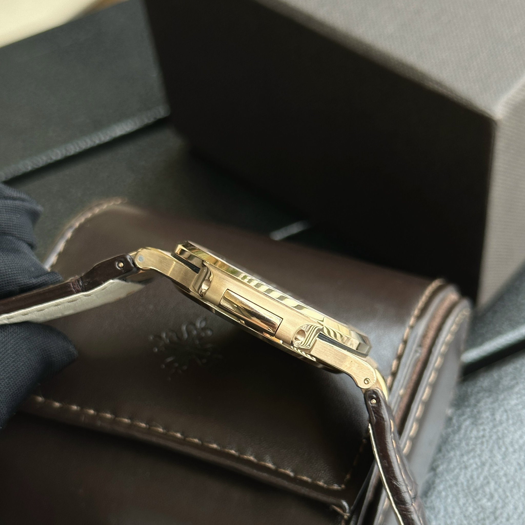 Patek Philippe Nautilus 5711 Rose Gold Grey Dial Replica 1:1 Watch Factory 3K 40mm - Top club