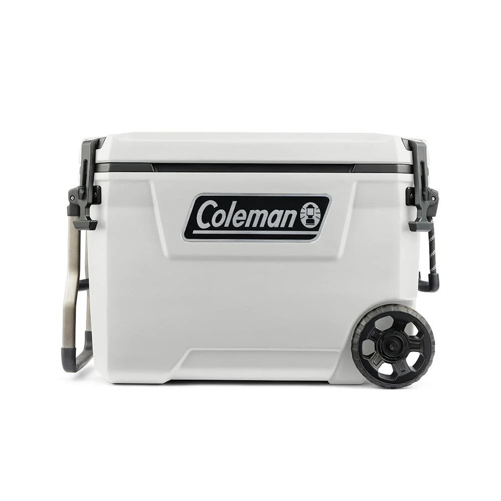 Coleman Convoy Series 65-Quart Hard Cooler with Wheels, up to 48 Cans, Brown Walnut Color - Image 21