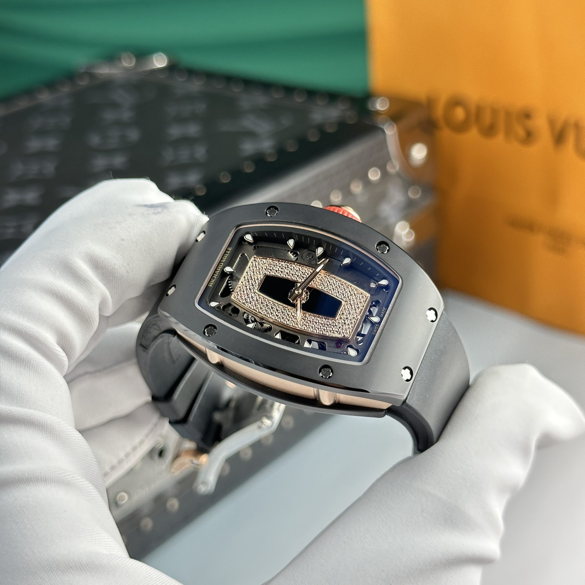 Richard Mille Best Replica Watch RM07 Black Ceramic 36mm - Top club