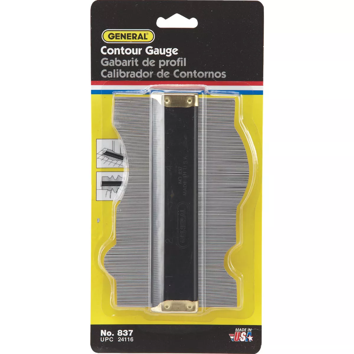 General Tools 3-1/2 In. x 6 In. Contour Gauge
