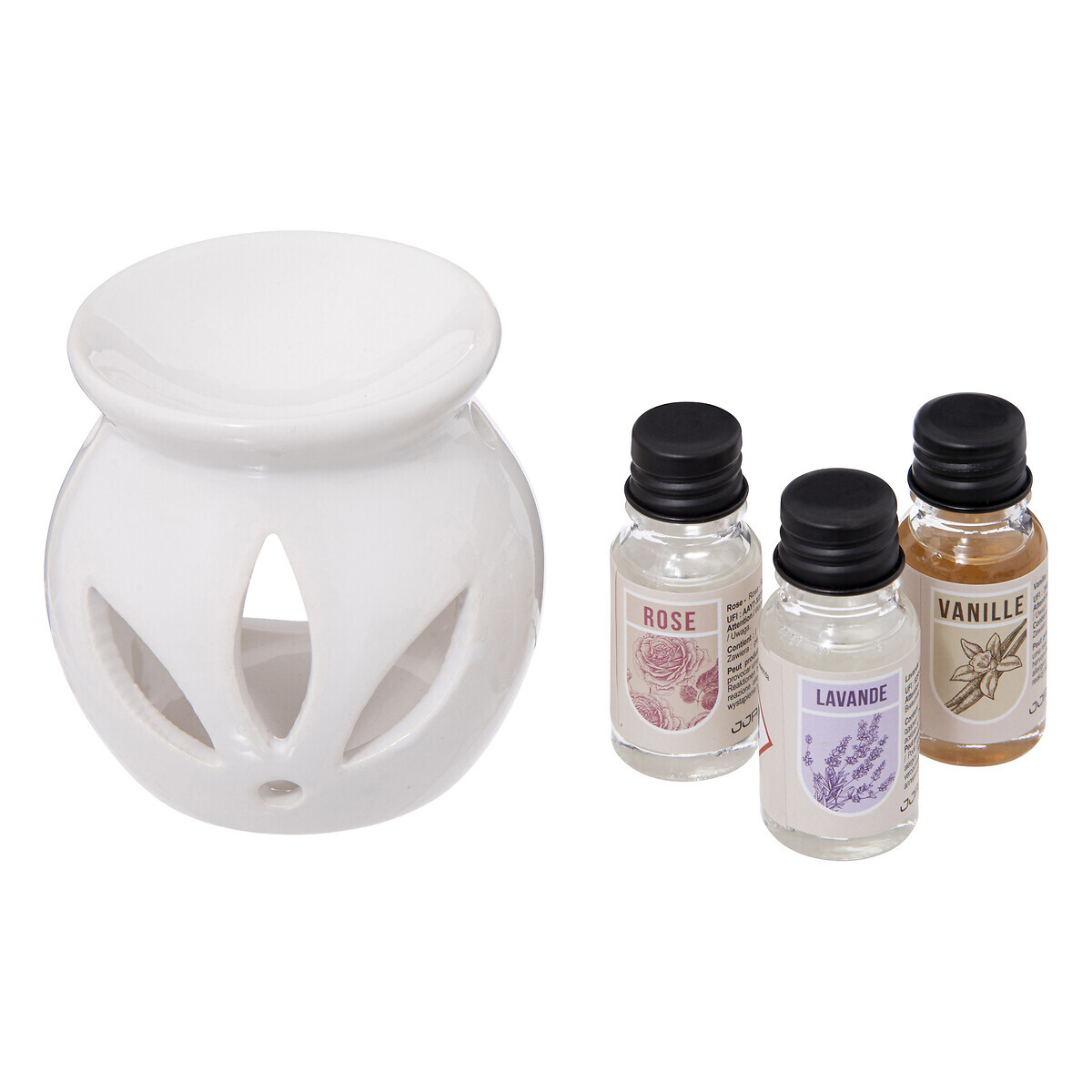 Perfume burner with 3 oils Floral, 10ml