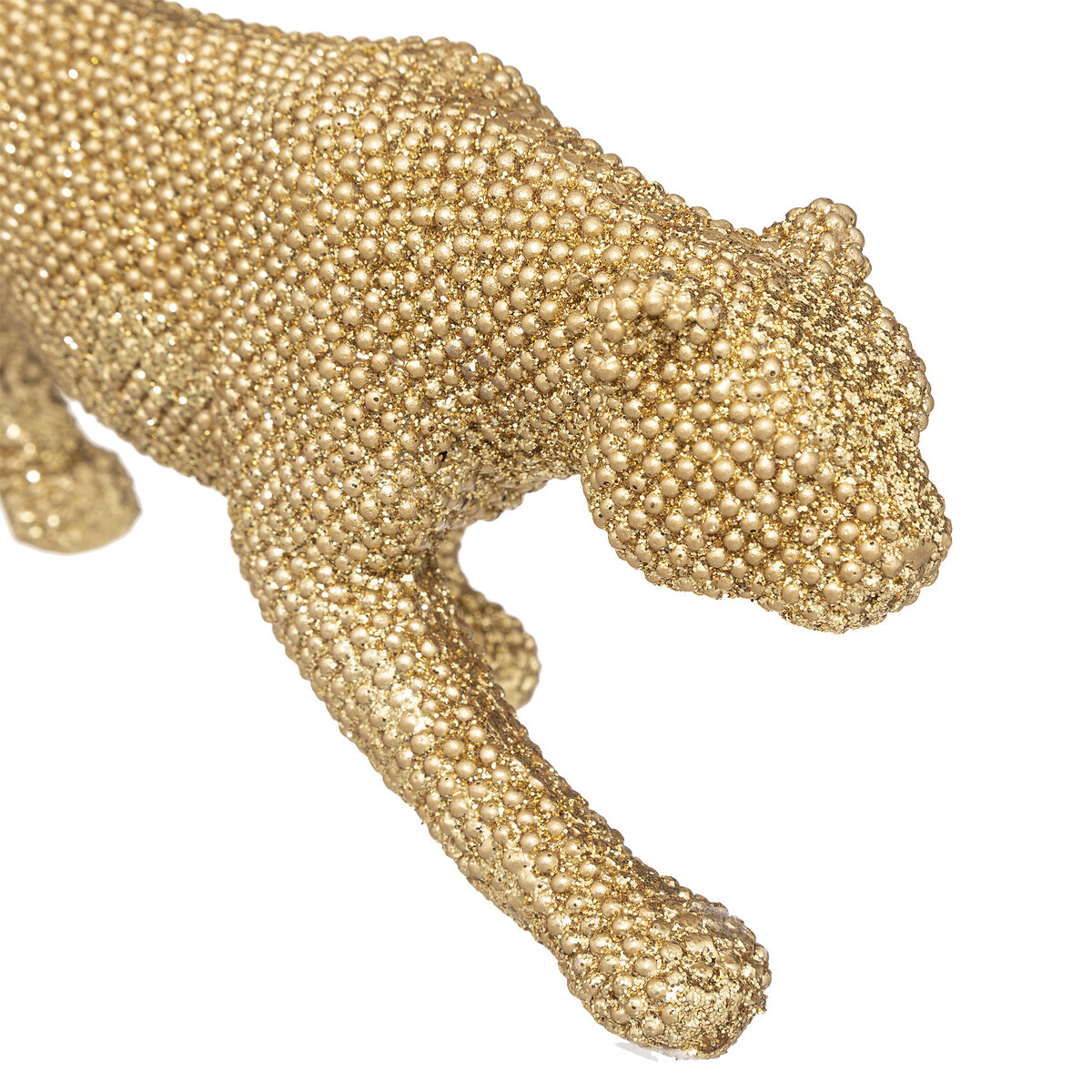 Panther statue "Artifice" Gilt, H.10 cm