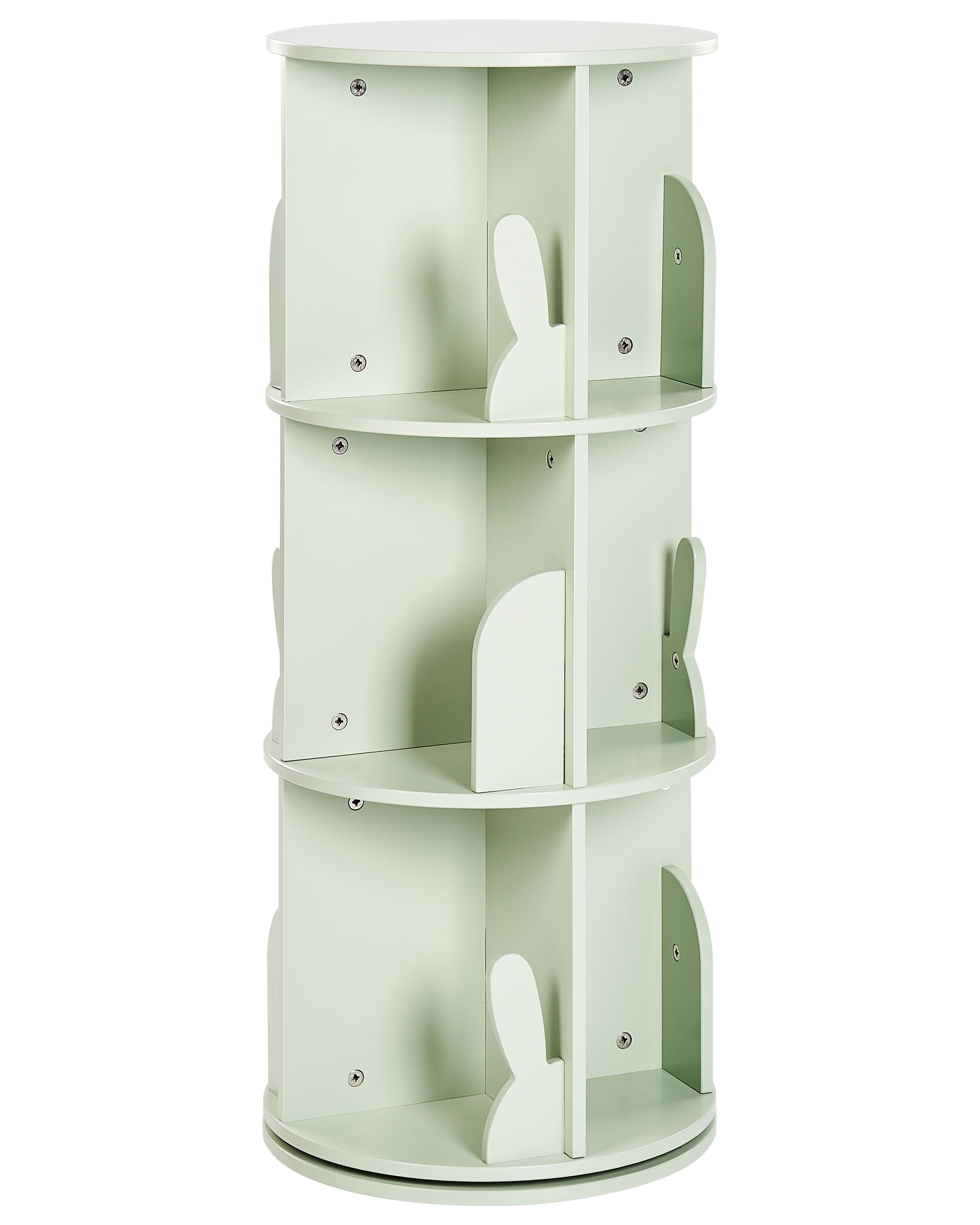 Rotating Bookshelf CANEY 94 cm Light Green