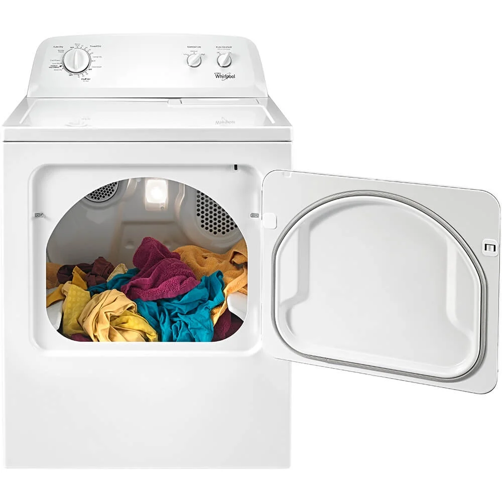 Whirlpool WED4616FW 7.0 Cu. Ft. White Electric Dryer - Image 3