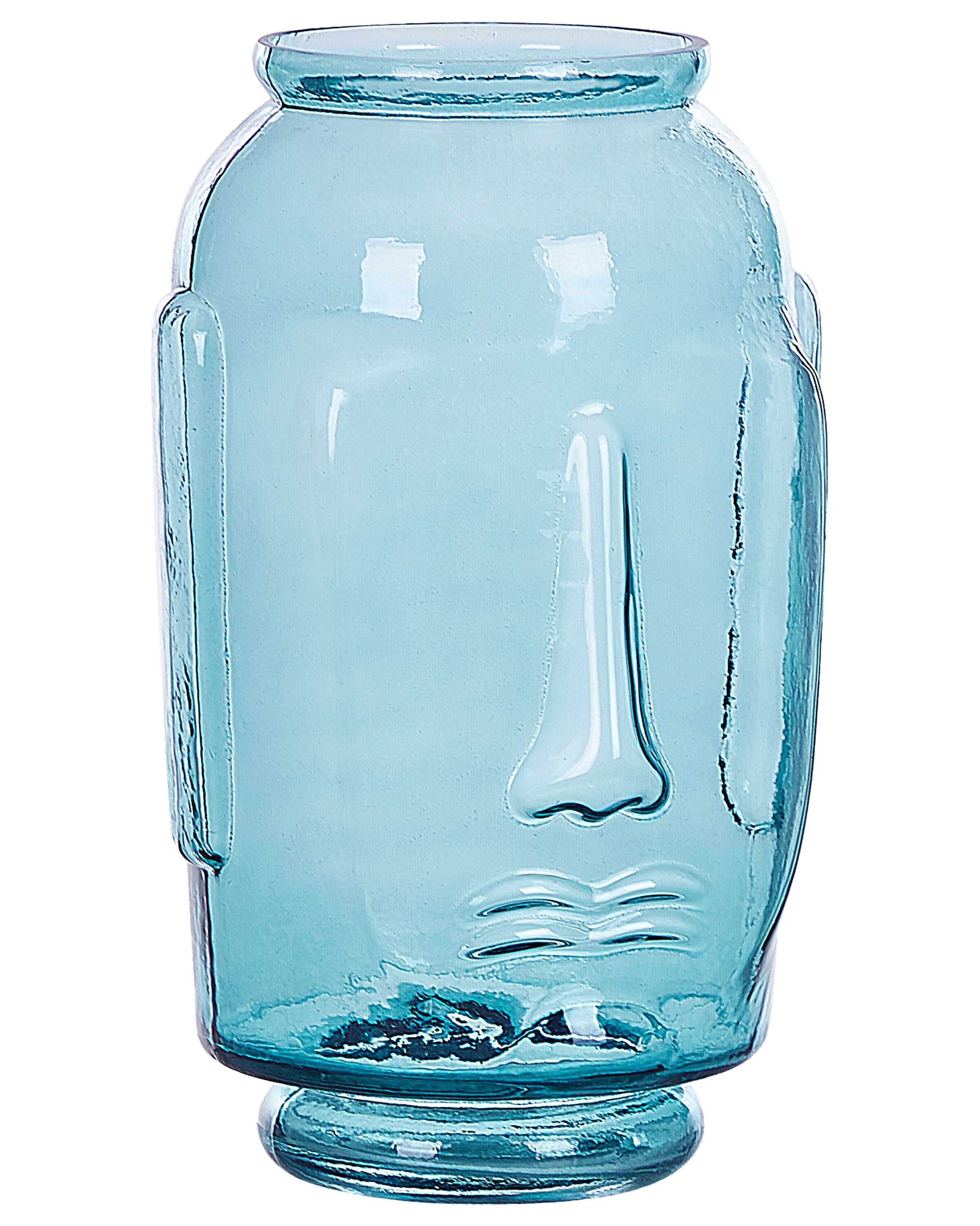 Decorative Vase SAMBAR Glass 31 cm Blue