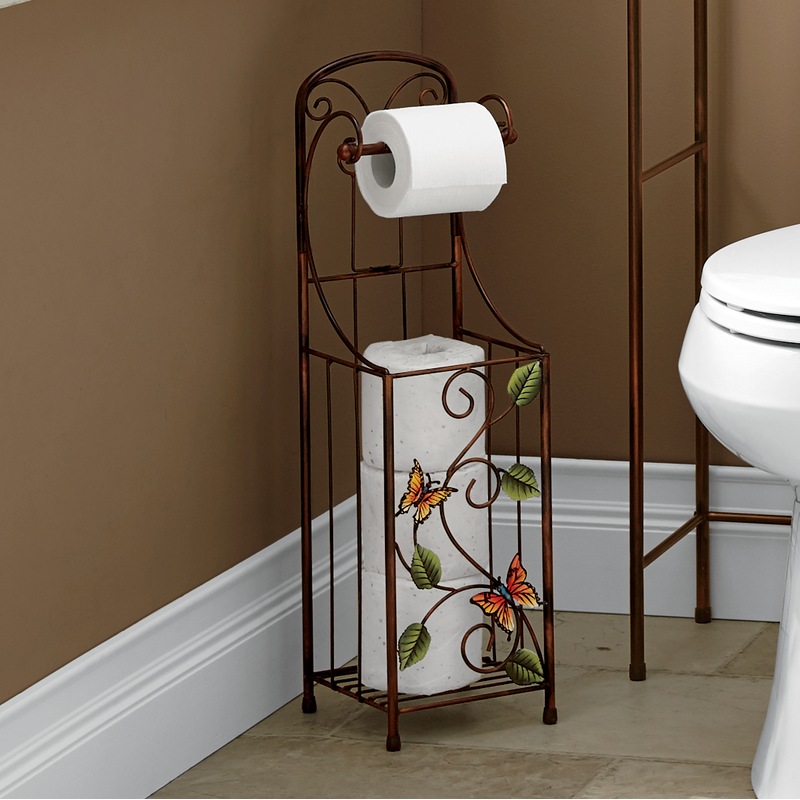 Harvest Butterfly Toilet Paper Holder - MIDNIGHT VELVET CATALOG