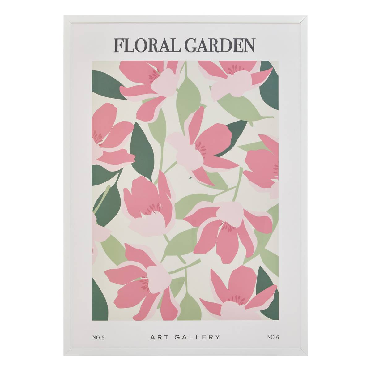 Framed print "Rose Blossom" Various colors, 70x50 cm