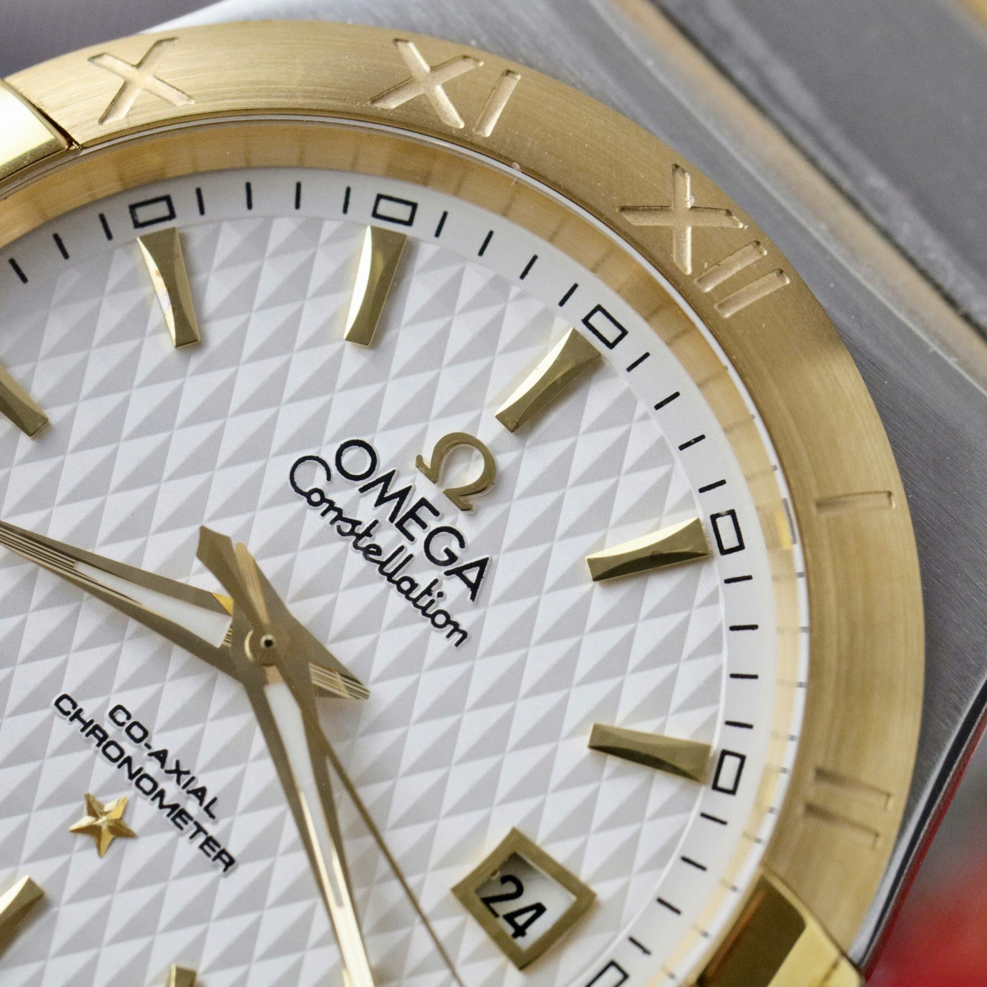 Omega Constellation Co-Axial Fake Watch Metal Wire 38mm - Top club