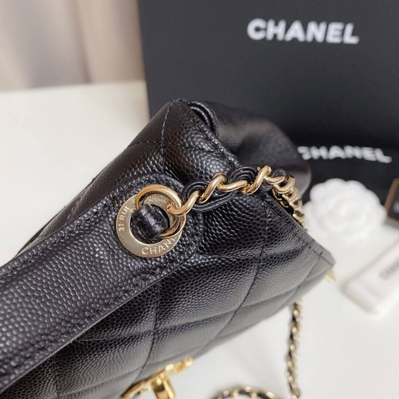 Replica Chanel Quilted Caviar Leather Small Business Affinity Bag A937491:1High-quality replica
