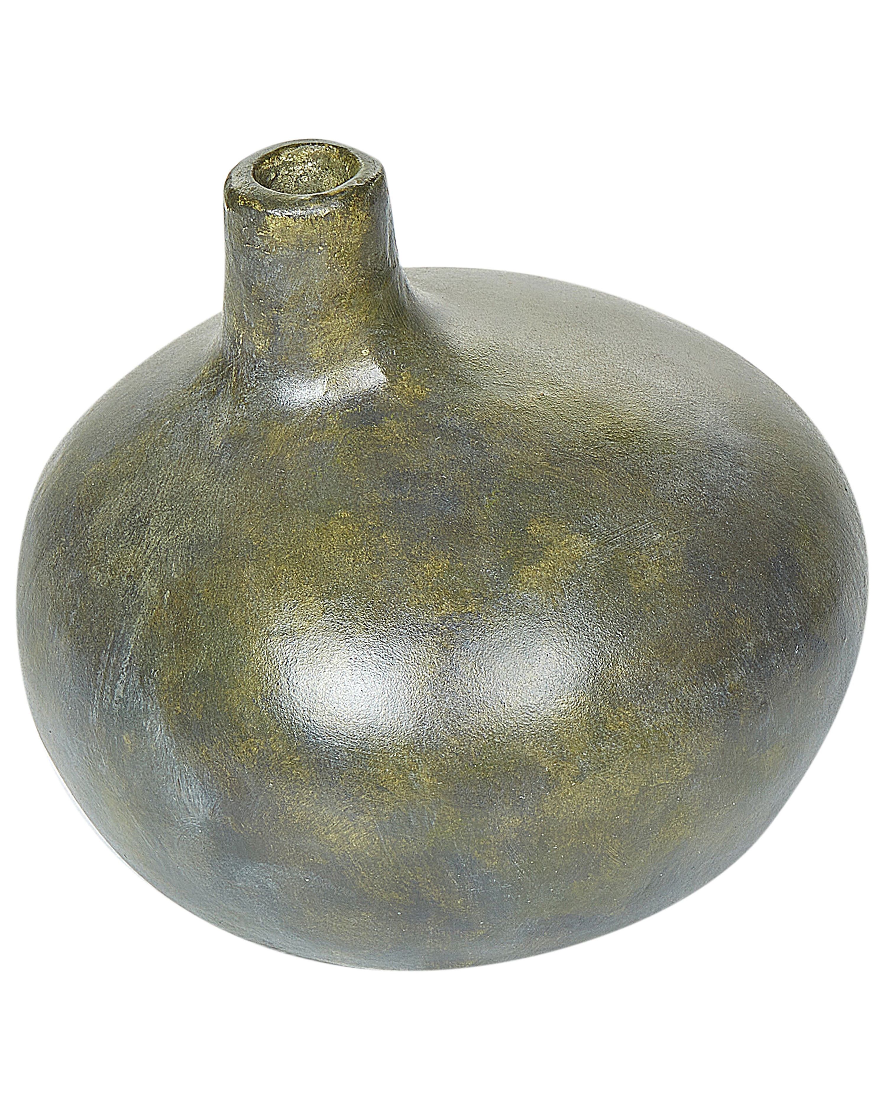 Decorative Vase KLANG Ceramic 18 cm Grey