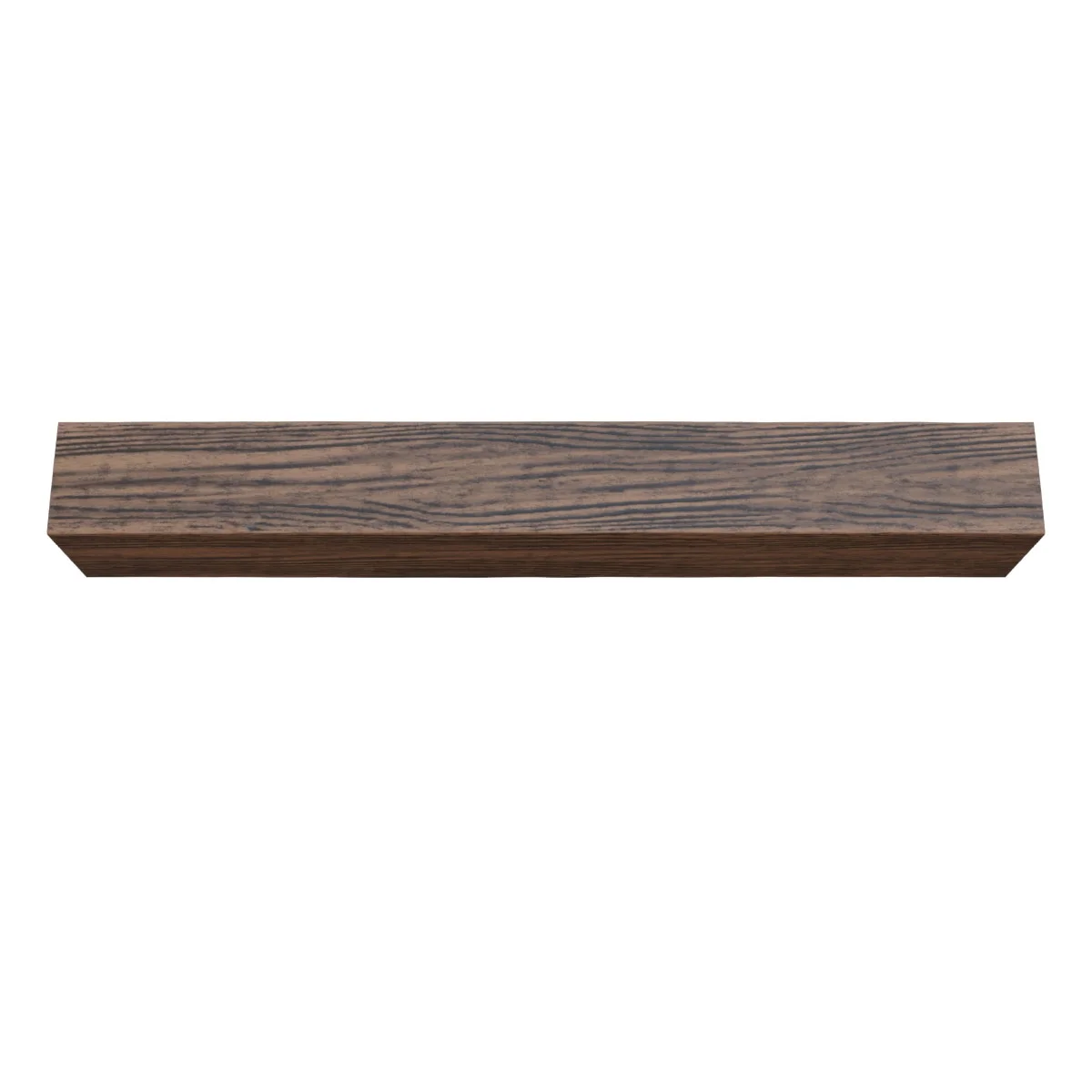 Ekena Millwork 3 1/2"W x 3 1/2"H x 120"L 3-Sided (U-Beam) Mena HeritageTimber Faux Wood Ceiling Beam, Kona Brown - Image 6