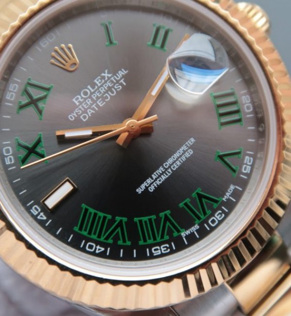 Replica Rolex DateJust II SS/YG Gray Dial on SS/YG Bracelet A3136 - Elite Watch Atelier