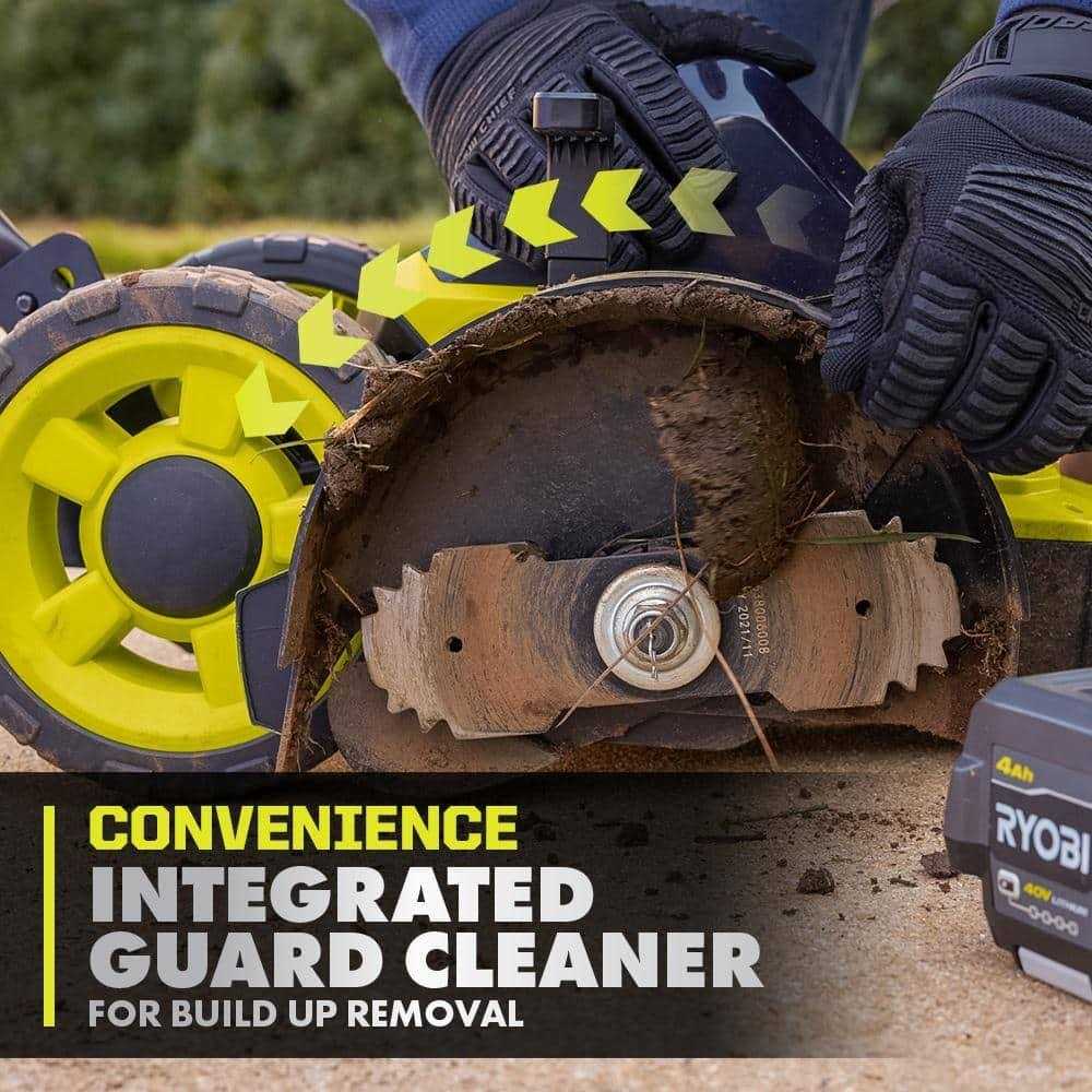 RYOBI 40V HP Brushless 9 in Cordless Edger - Image 4 RYOBI 40V HP Brushless 9 in Cordless Edger - Image 4