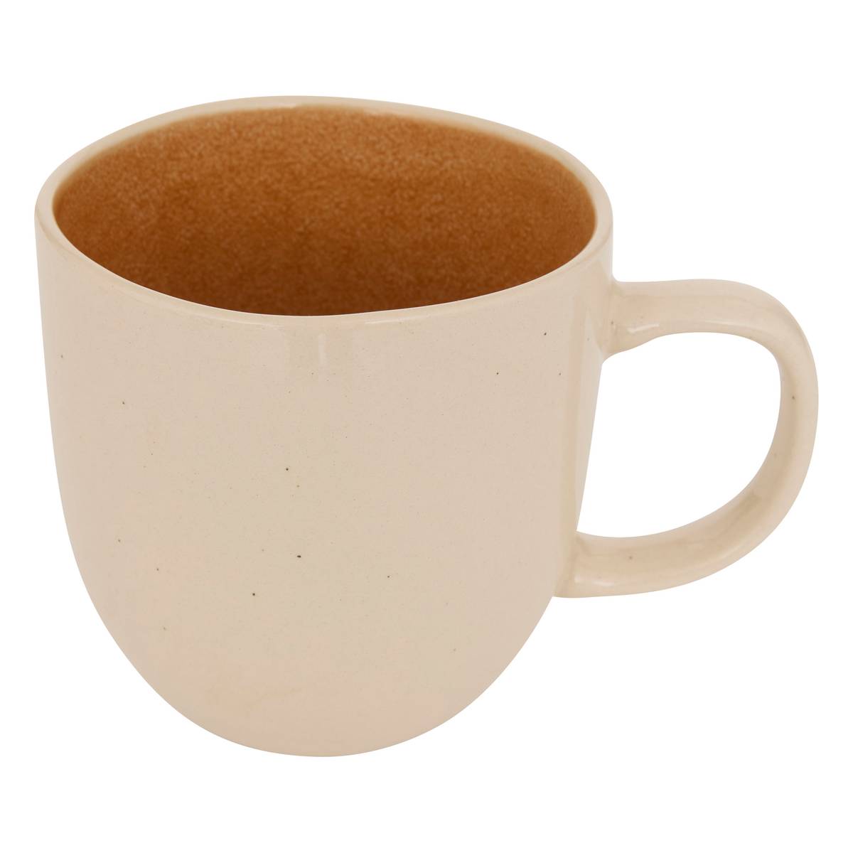 Mug "Wonja" Earthenware, 448 ml, Ochre