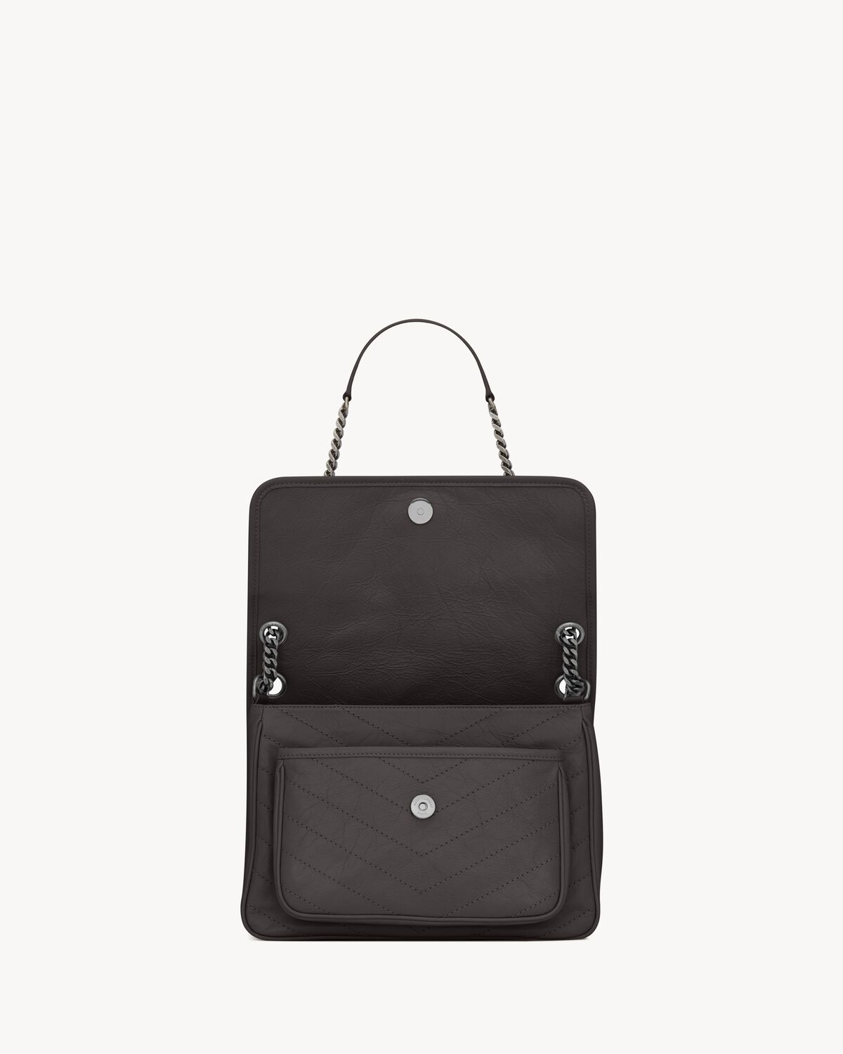 Replicate YSL Niki Medium in Vintage Leather(1:1 replica)1:1High-quality replica