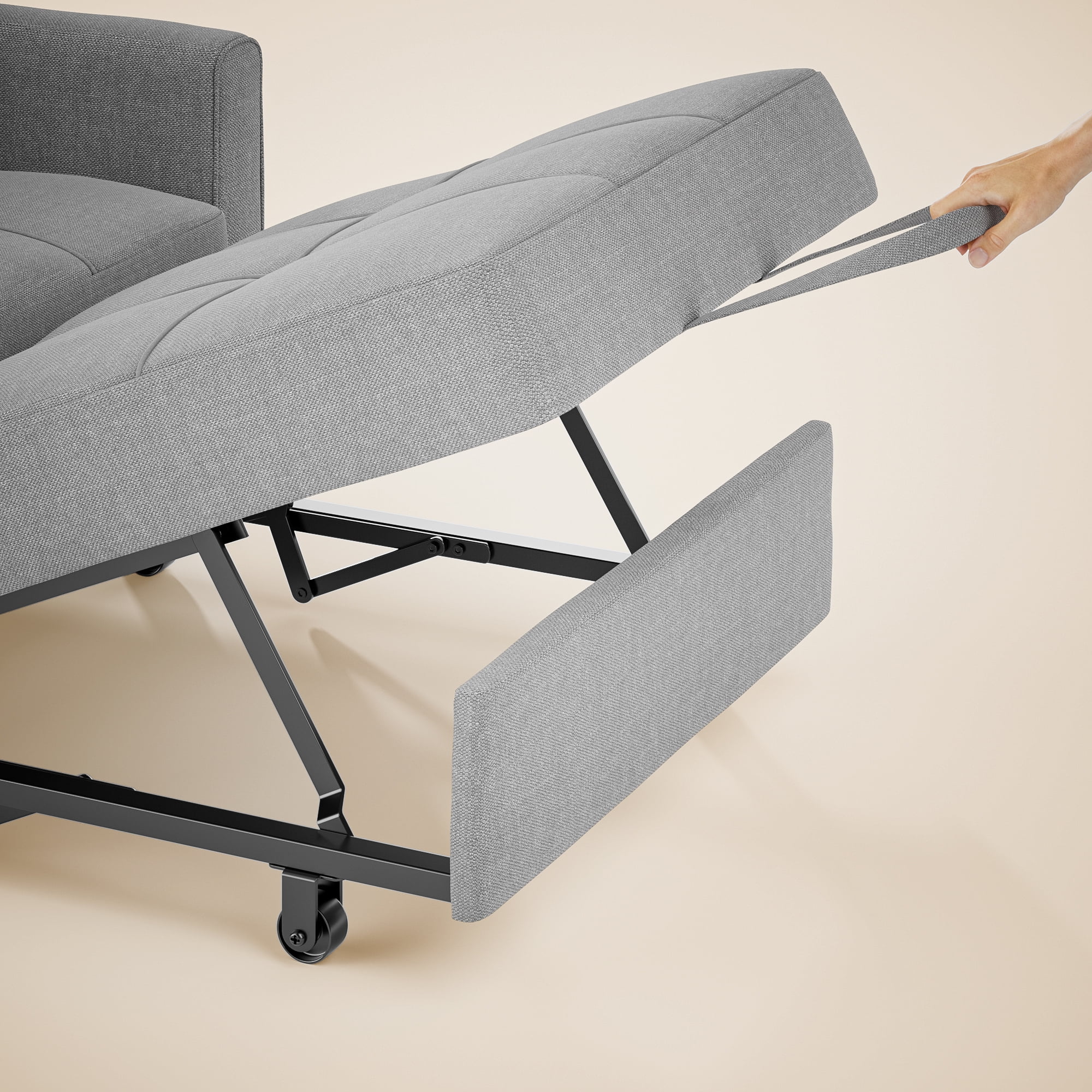3 in 1 Convertible Sofa Bed Chair for Living Room , Aiho Sleeper Sofa Bed for Living Room, Dark Gray - Image 19