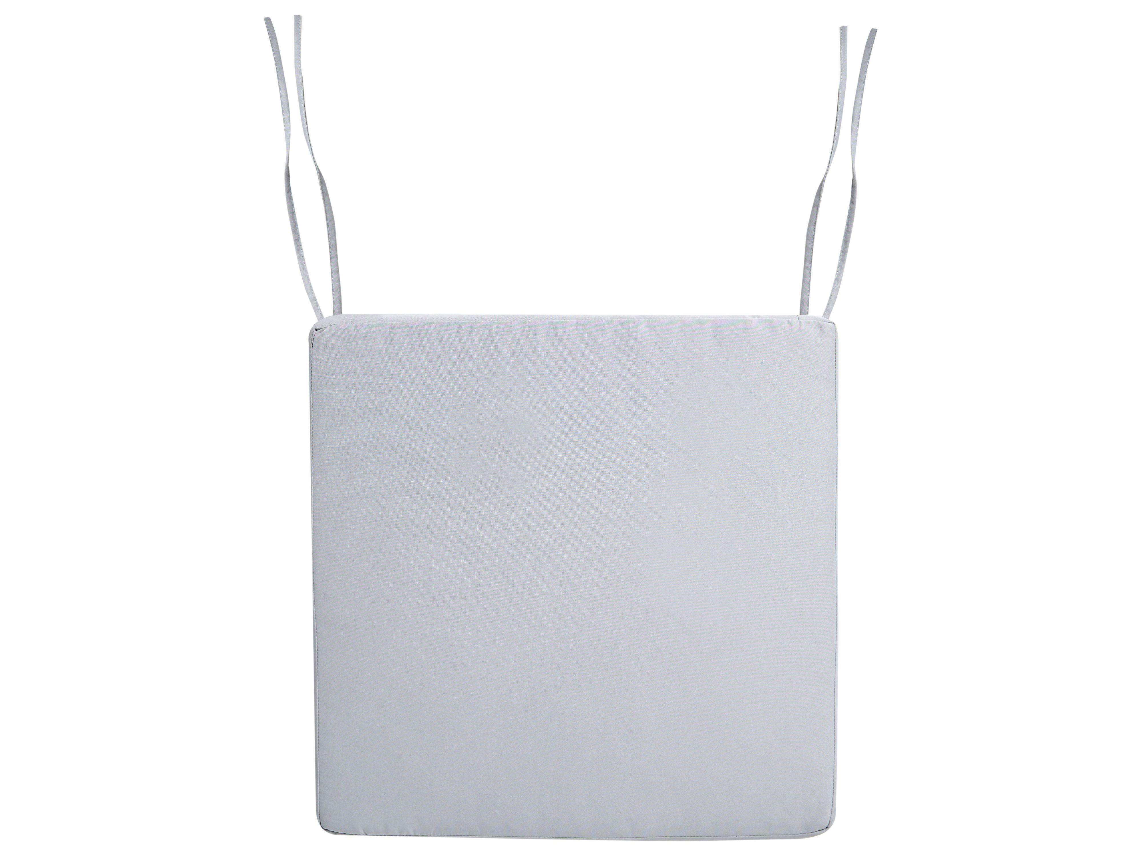 Garden Chair Cushion SASSARI PREMIUM 46 x 46 cm Light Grey