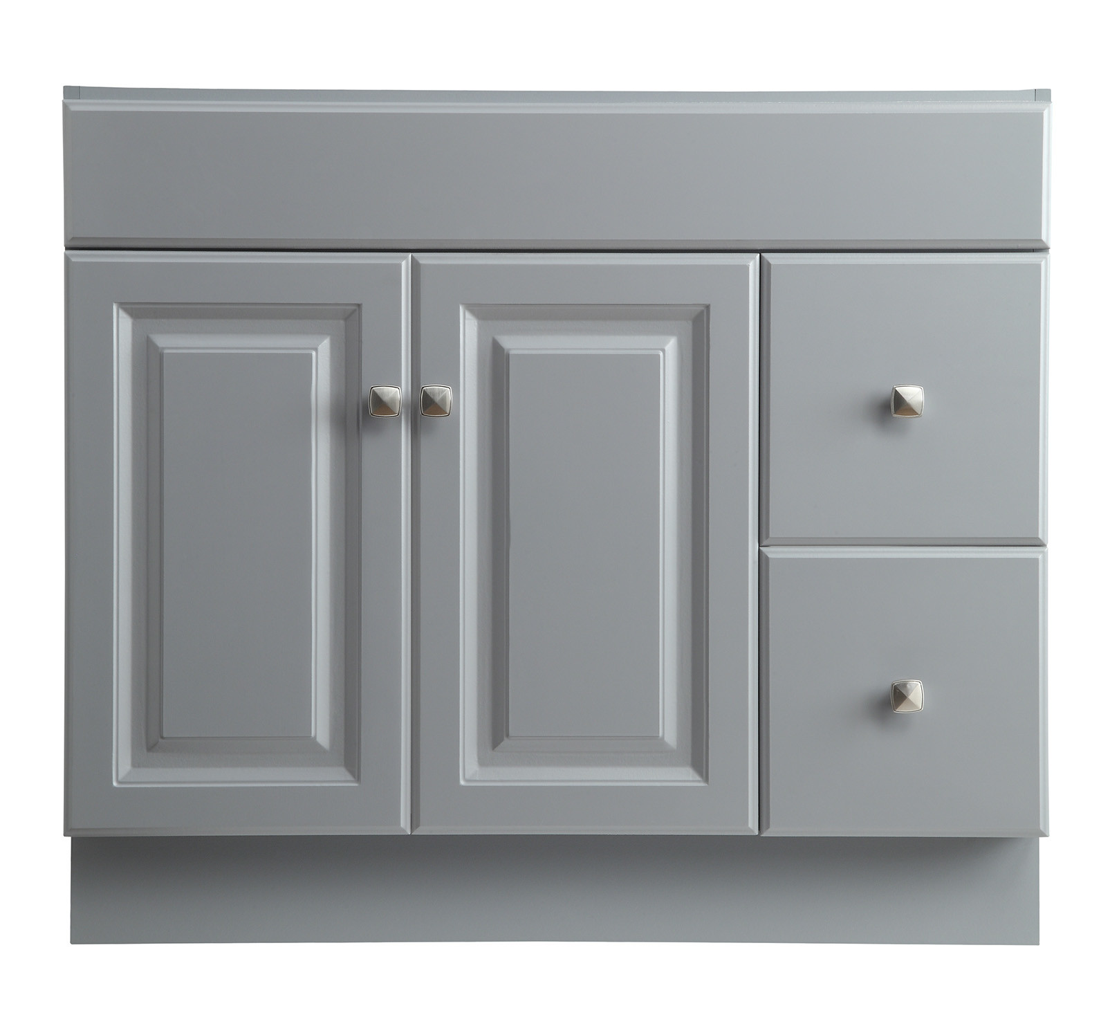 Design House Wyndham 36" Solid Wood Ready to Assemble 2-Door and 2-Drawer Bathroom Vanity Cabinet, White - Image 22