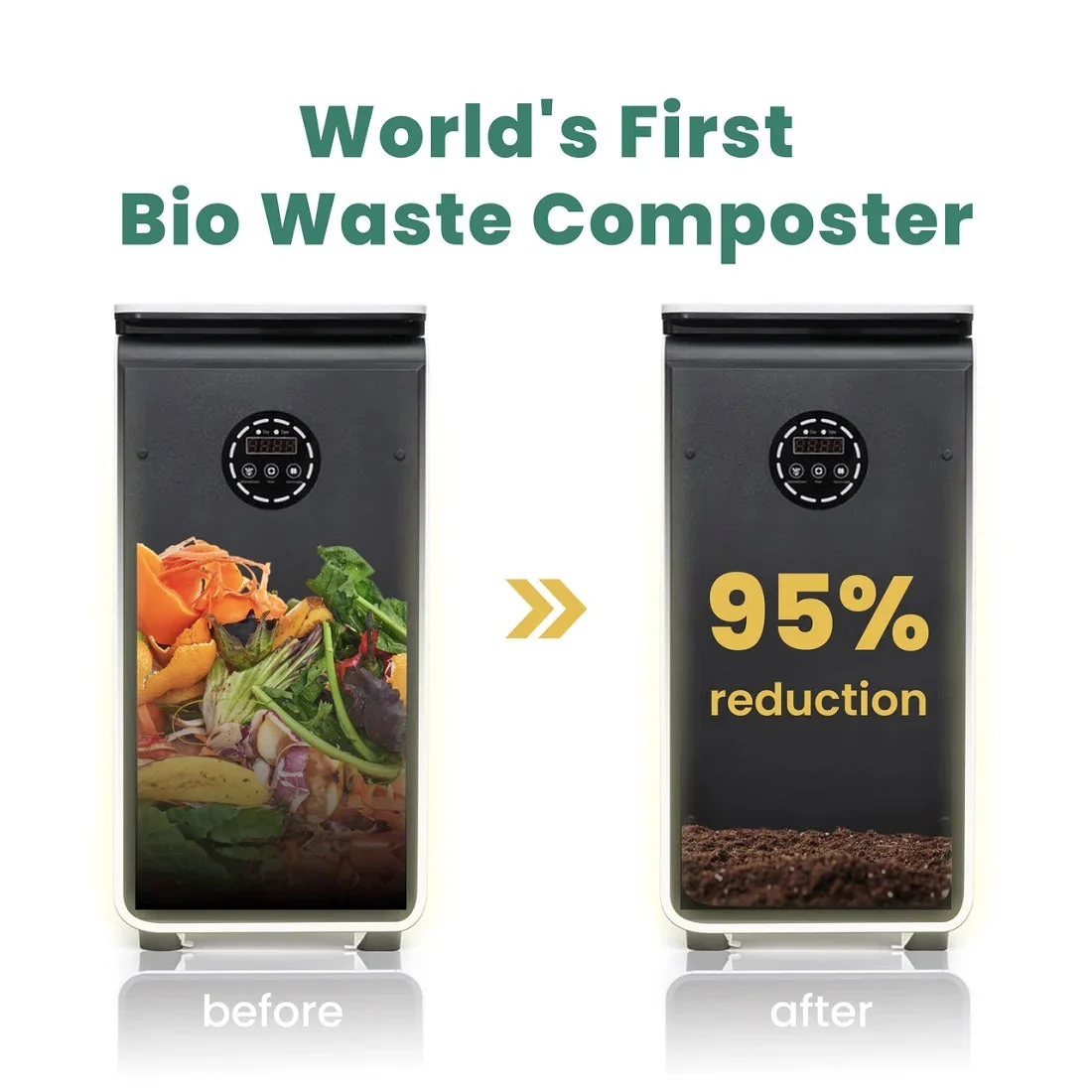 GEME Electric Composting Bin, 19L - Bio Smart - Image 3 GEME Electric Composting Bin, 19L - Bio Smart - Image 3