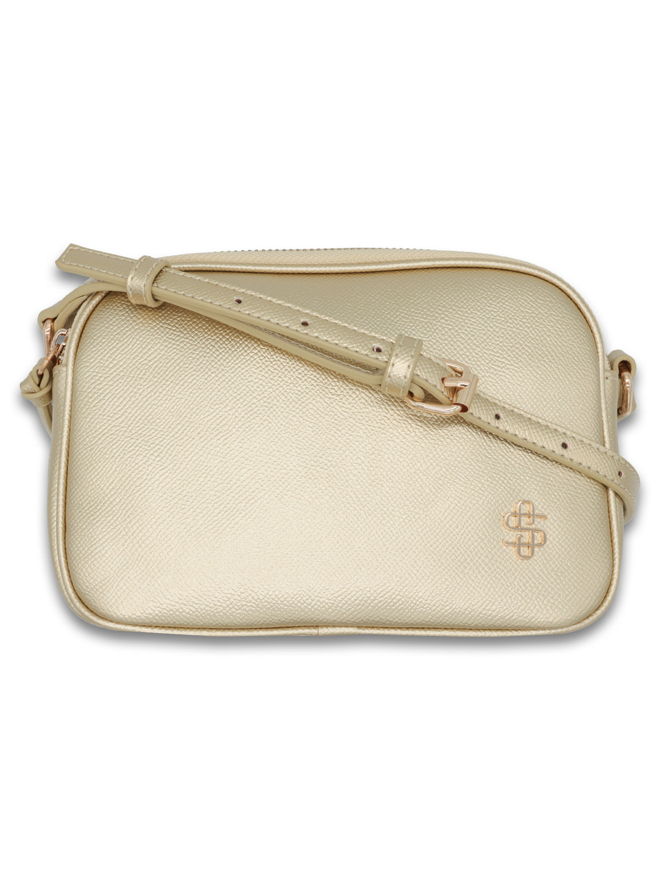 0126-BAG-LTHR-VGN-CRS-GOLD - Simply Southern Outlet
