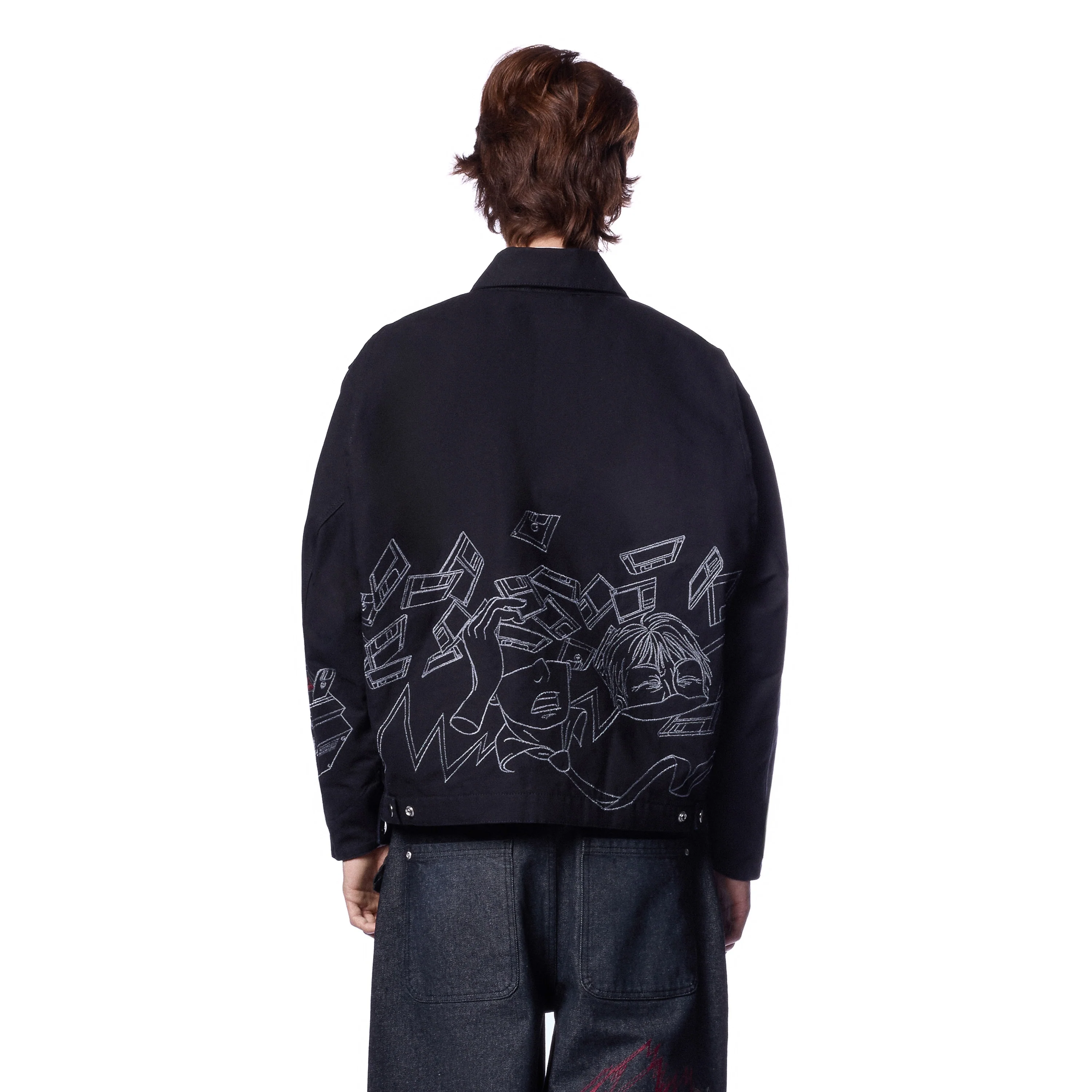 "wall street" denim Jacket
