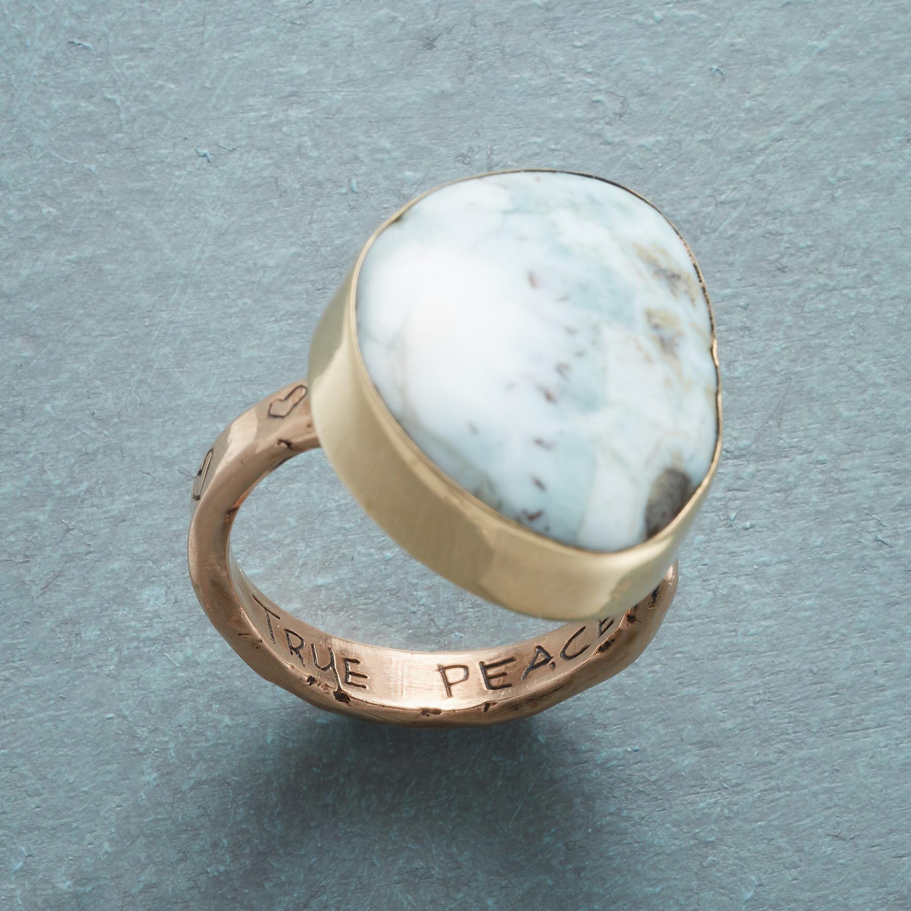 Live In Peace Ring - Sundance Clothing