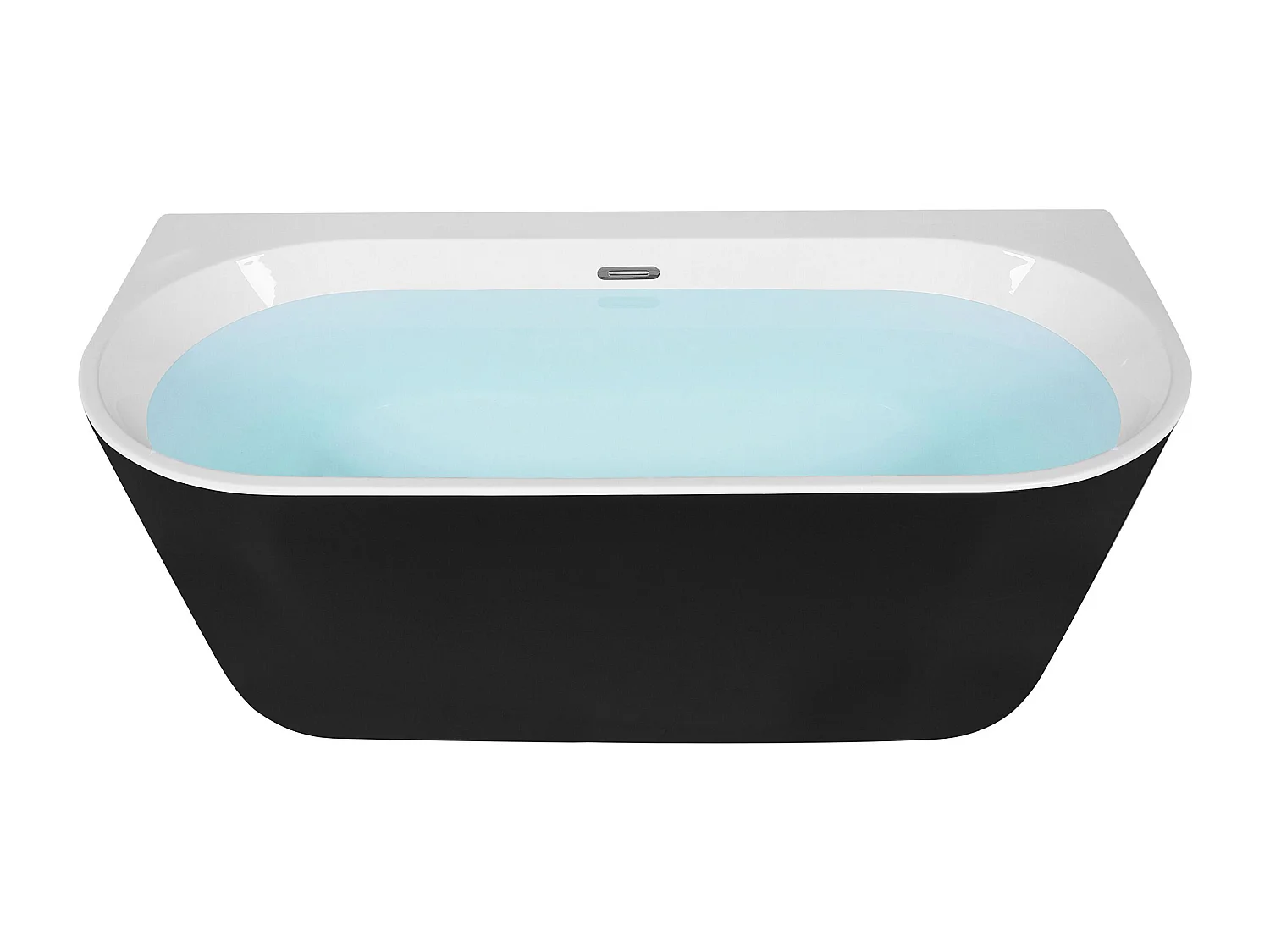 Baignoire HARVEY 170 x 80 cm Noir/blanc