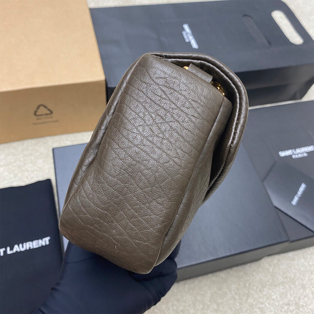 YSL Calypso Medium in Grained Lambskin Bag1:1High-quality replica