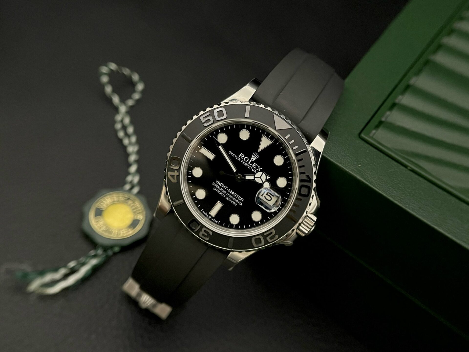 Rolex Replica 11 Watch Yacht-Master Swiss Movement Black Dial EW Factory 40mm - Top club