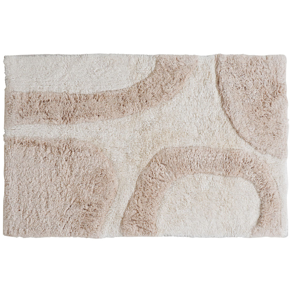 Veer Carpets - Badmat Baily - Naturel Beige 50 x 80 cm