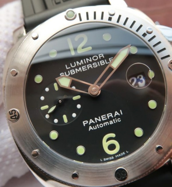 Replica Panerai XF PAM024 Black Dial Rubber Strap A7750 - Top club