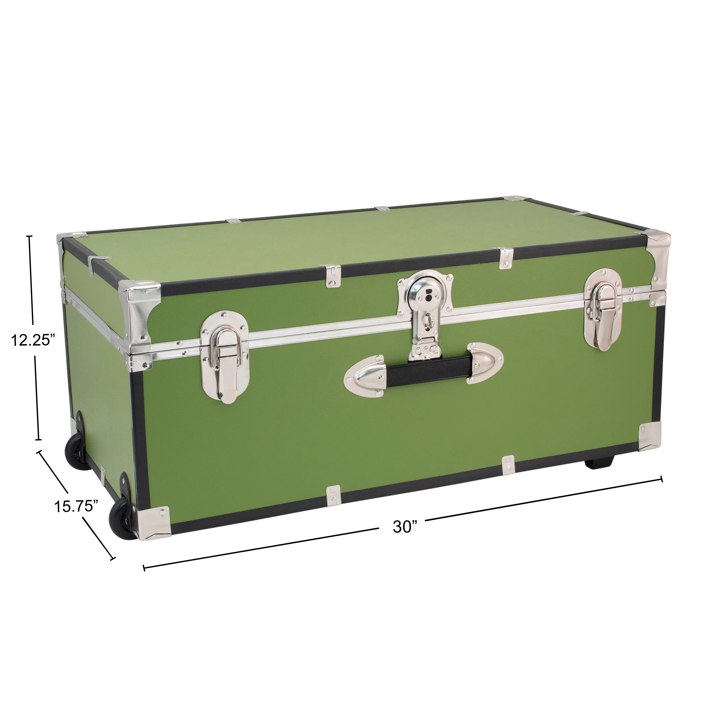 Seward Collegiate Collection Footlocker Trunk with Wheels - Image 20