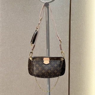 Louis Vuitton Multi Pochette Accessoires Pink Strap1:1High-quality replica