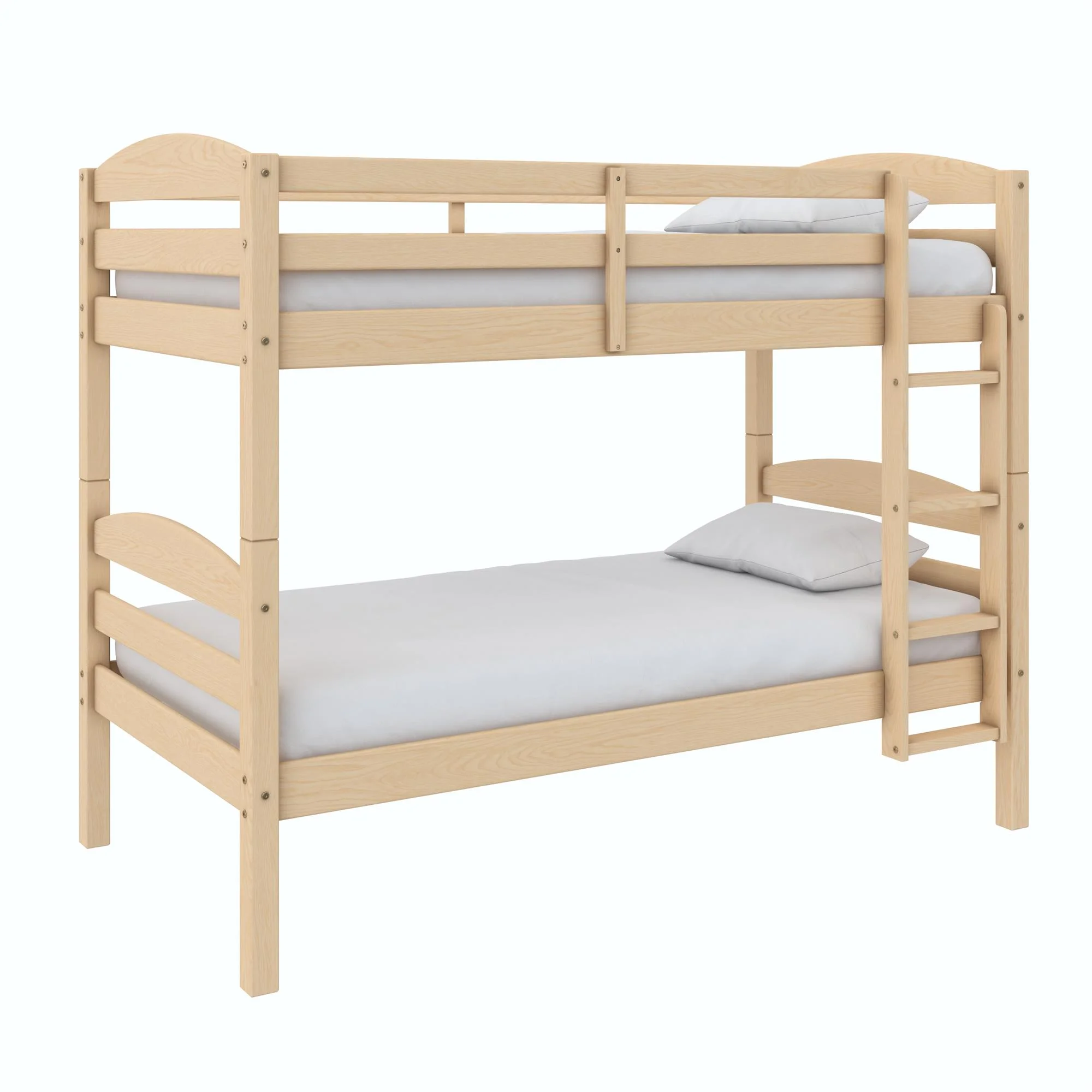 Better Homes & Gardens Leighton Solid Wood Twin-over-Twin Convertible Bunk Bed, Vanilla - Image 46