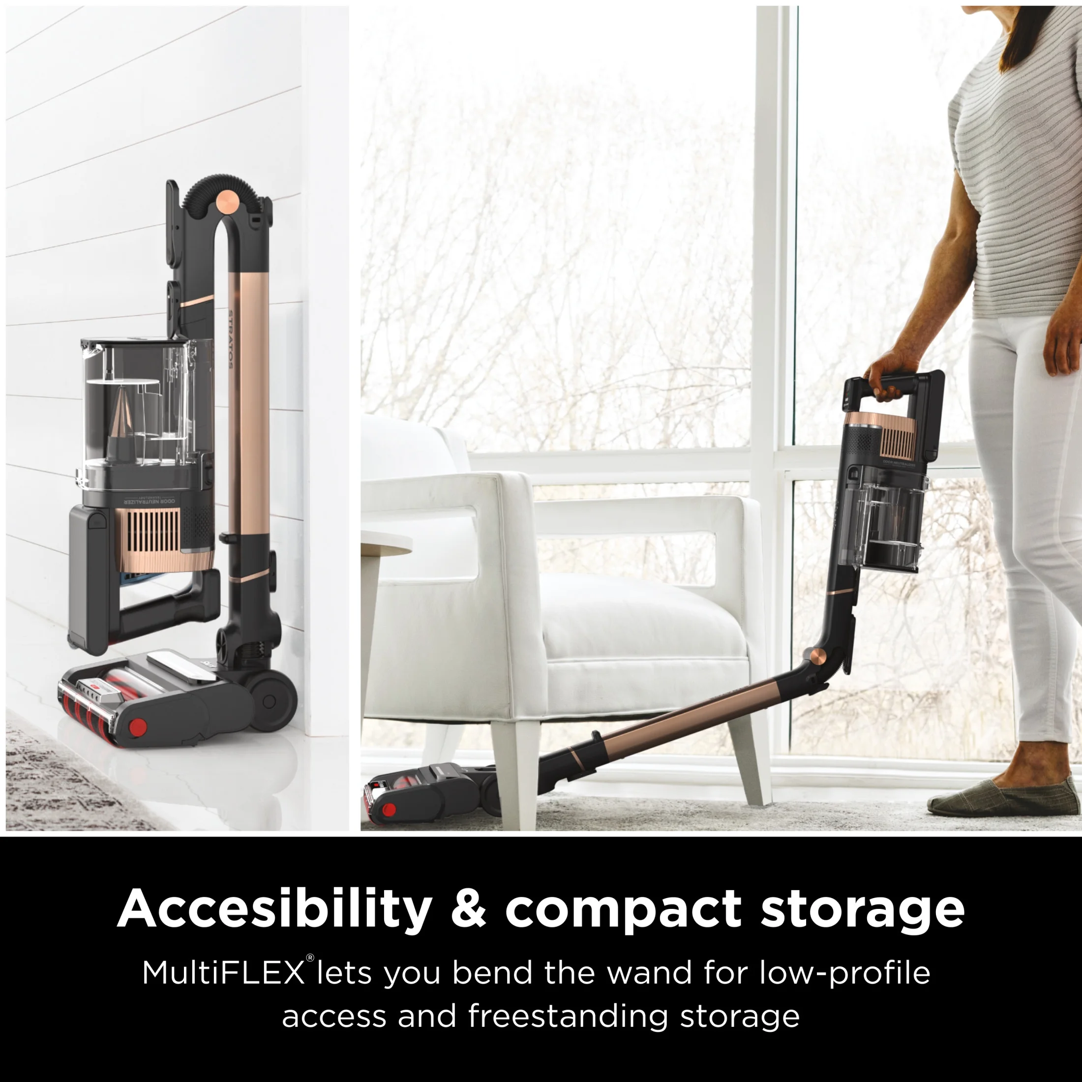 Shark Stratos Cordless Stick Vacuum Cleaner with Clean Sense IQ & DuoClean PowerFins HairPro MultiFLEX, IZ840H - Image 7