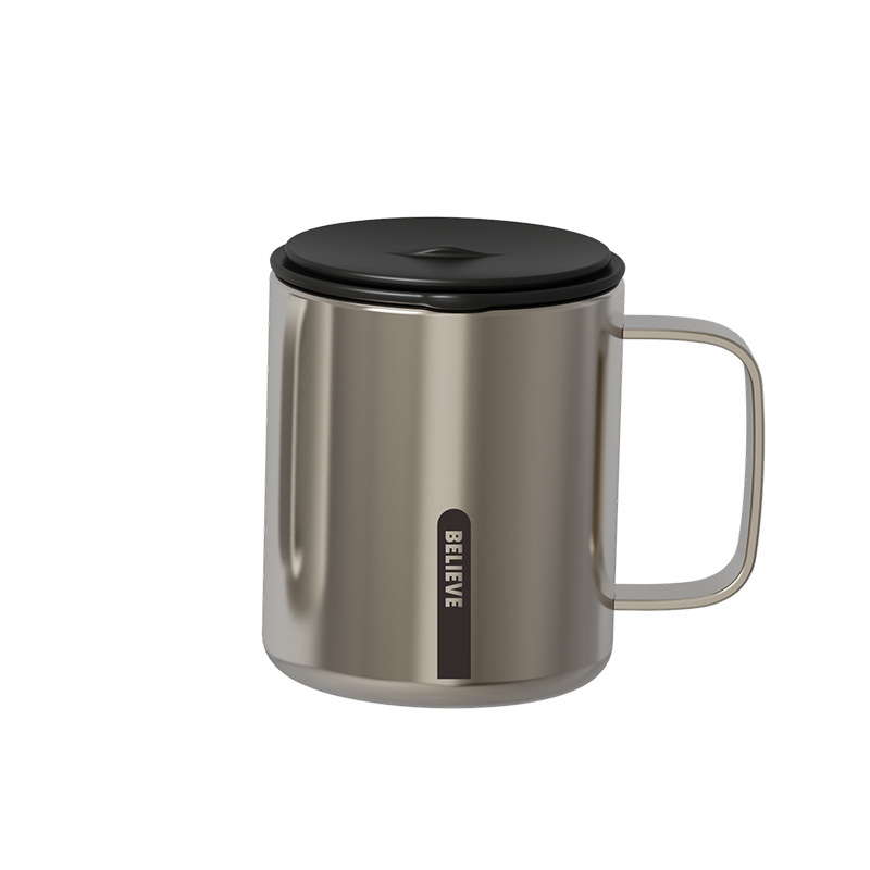 Modern 316 Stainless Steel Office Cup Tea Thermos Water Cup Drink Thermos Cup Coffee Mug for Office Advertising Gift