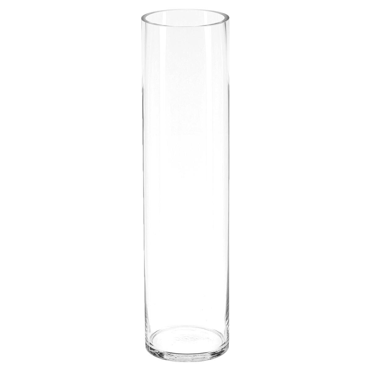 Cylinder vase, glass H.60 cm