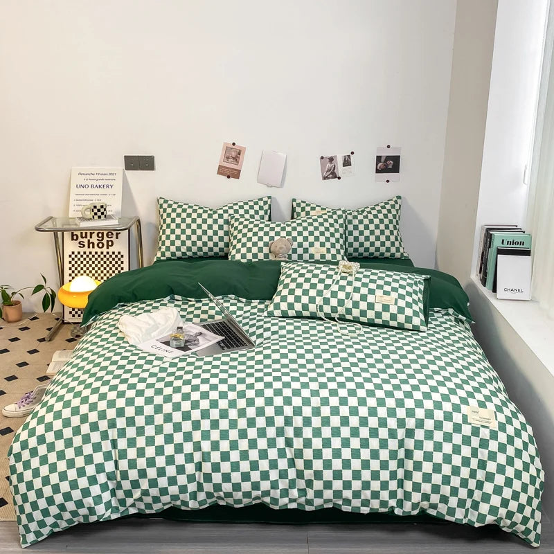 CheckeredDream | Volle Ruit Dekbed met Kussenslopen