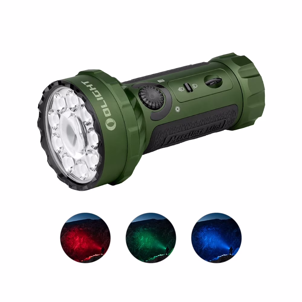 OLIGHT Marauder Mini 7,000 Lumens Bright Flashlight with 600 Meters Beam Distance, Powerful RGB Lights, Magnetic Rechargeable for Outdoors Work, Hunting, and Searching(Black) - Image 9