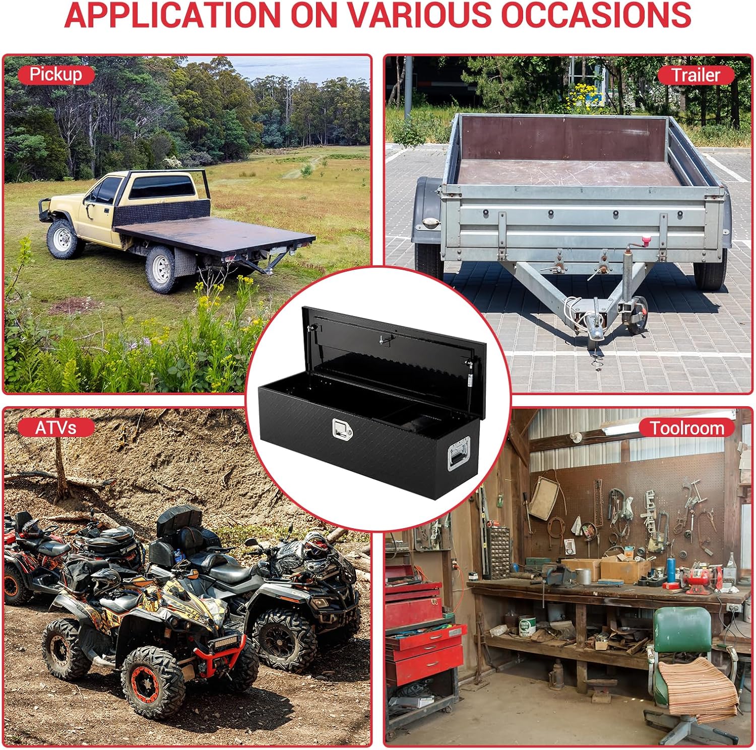 Heavy Duty Aluminum Truck Bed Tool Box 39
