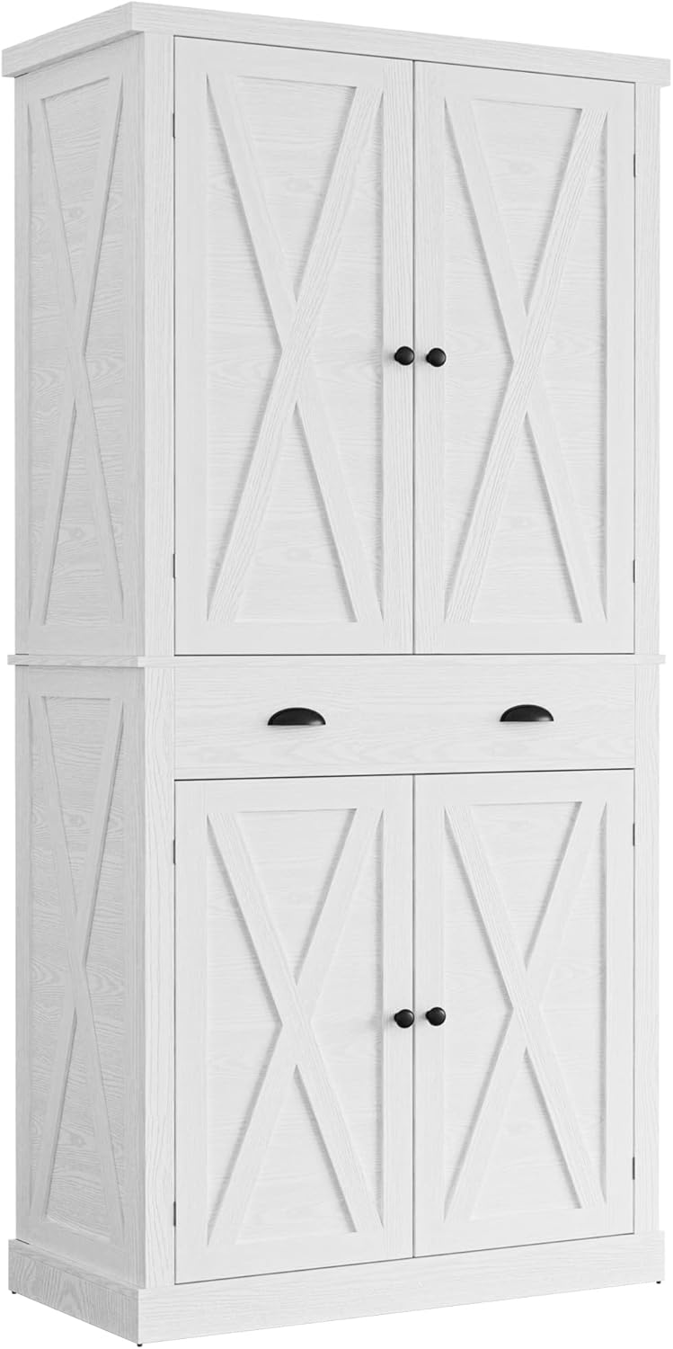 IRONCK Kitchen Pantry Storage Cabinet 72.6