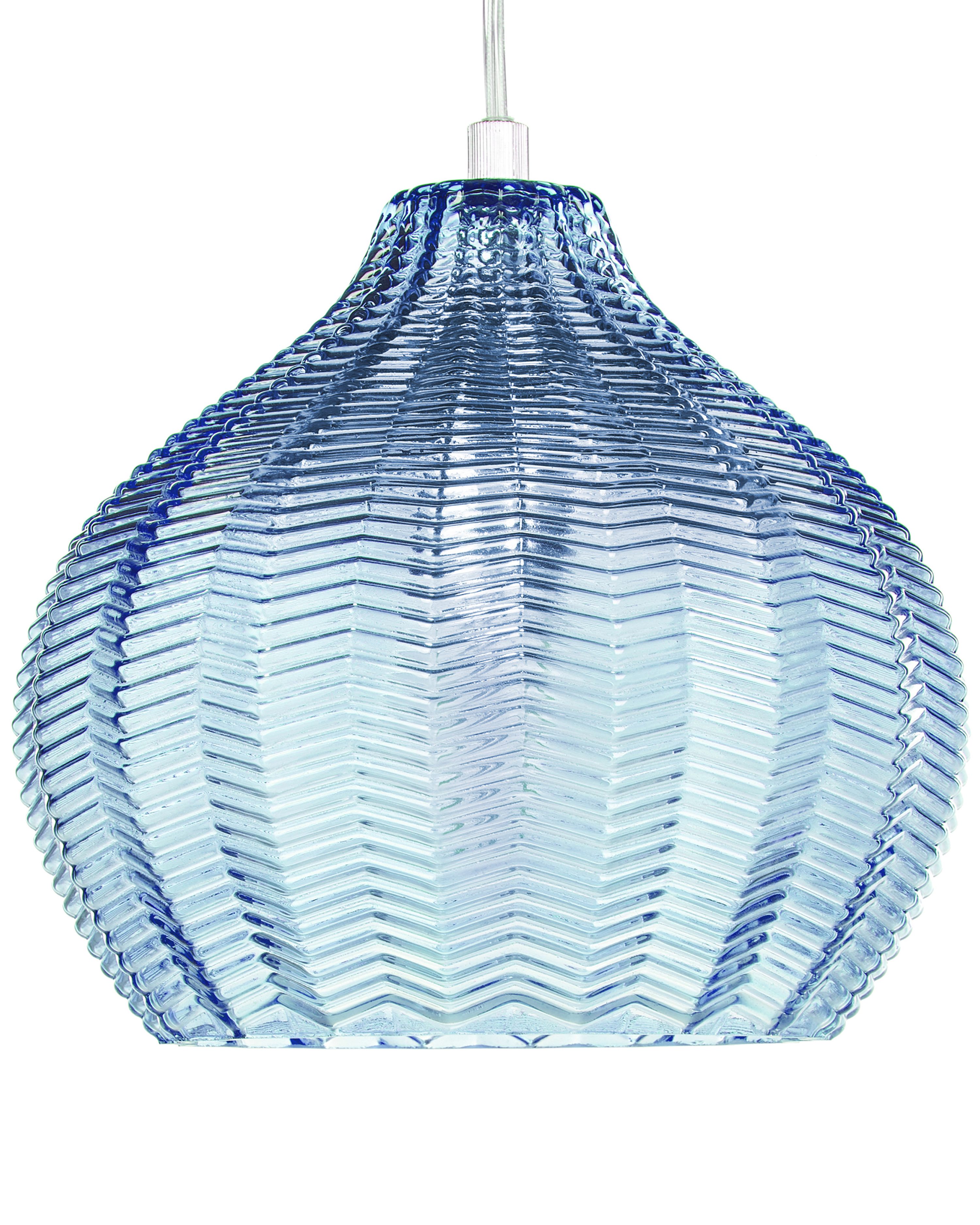 Pendant Lamp KEILA Glass Blue